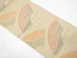 佐賀錦 扇に古典柄織り出し袋帯